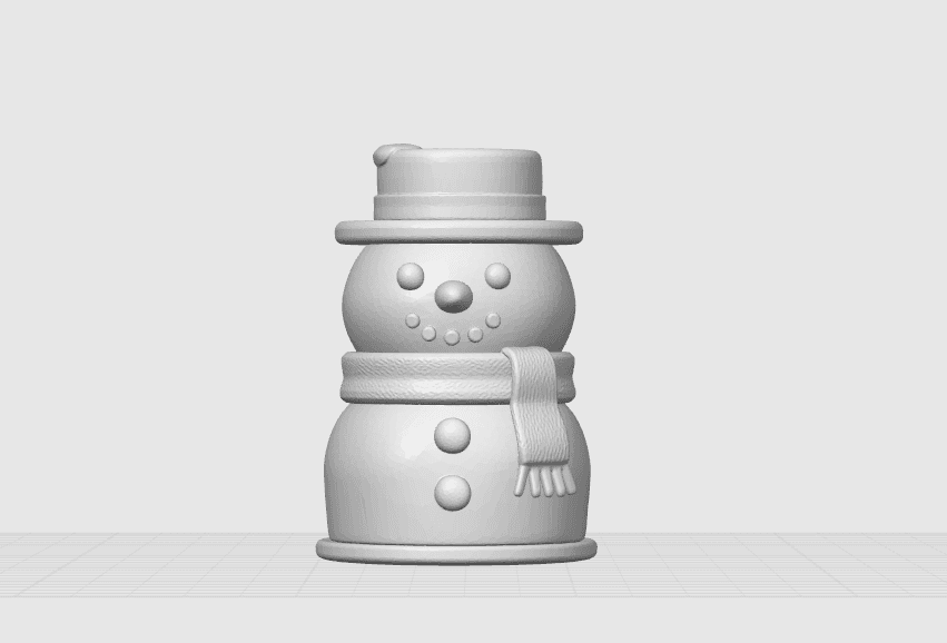 Printable Christmas snowman