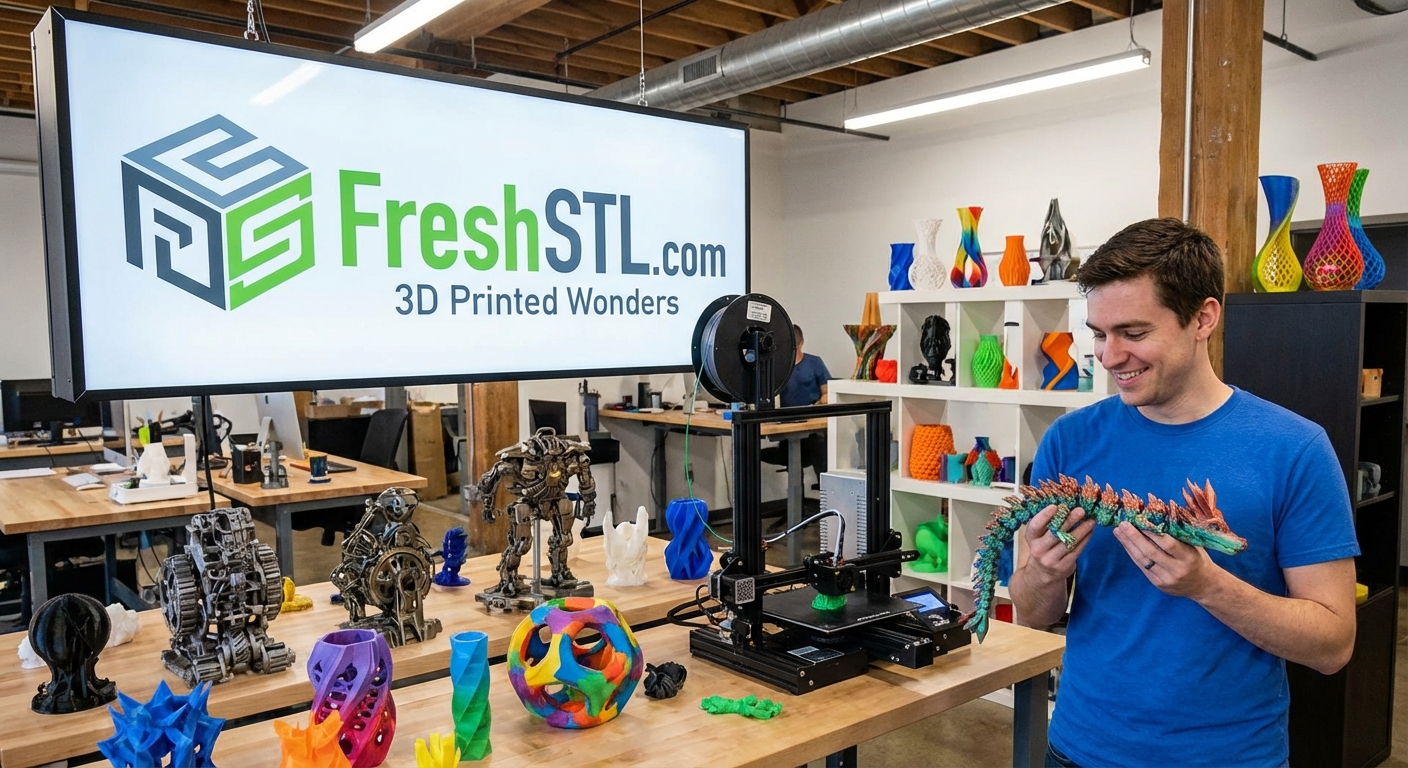 Unleash Your Imagination with FreshSTL's 3D Printed Wonders!