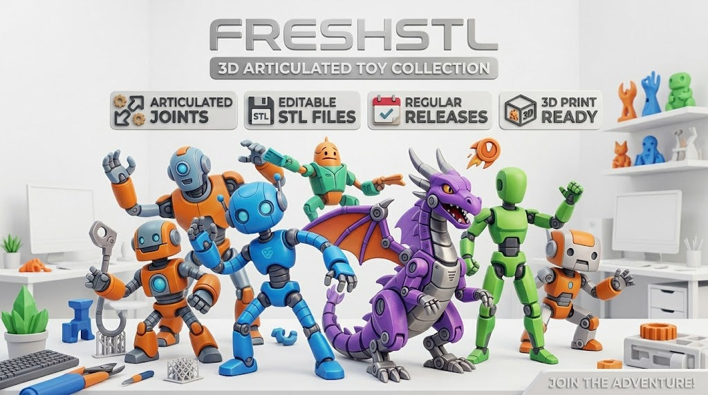 3d articlited dragon
